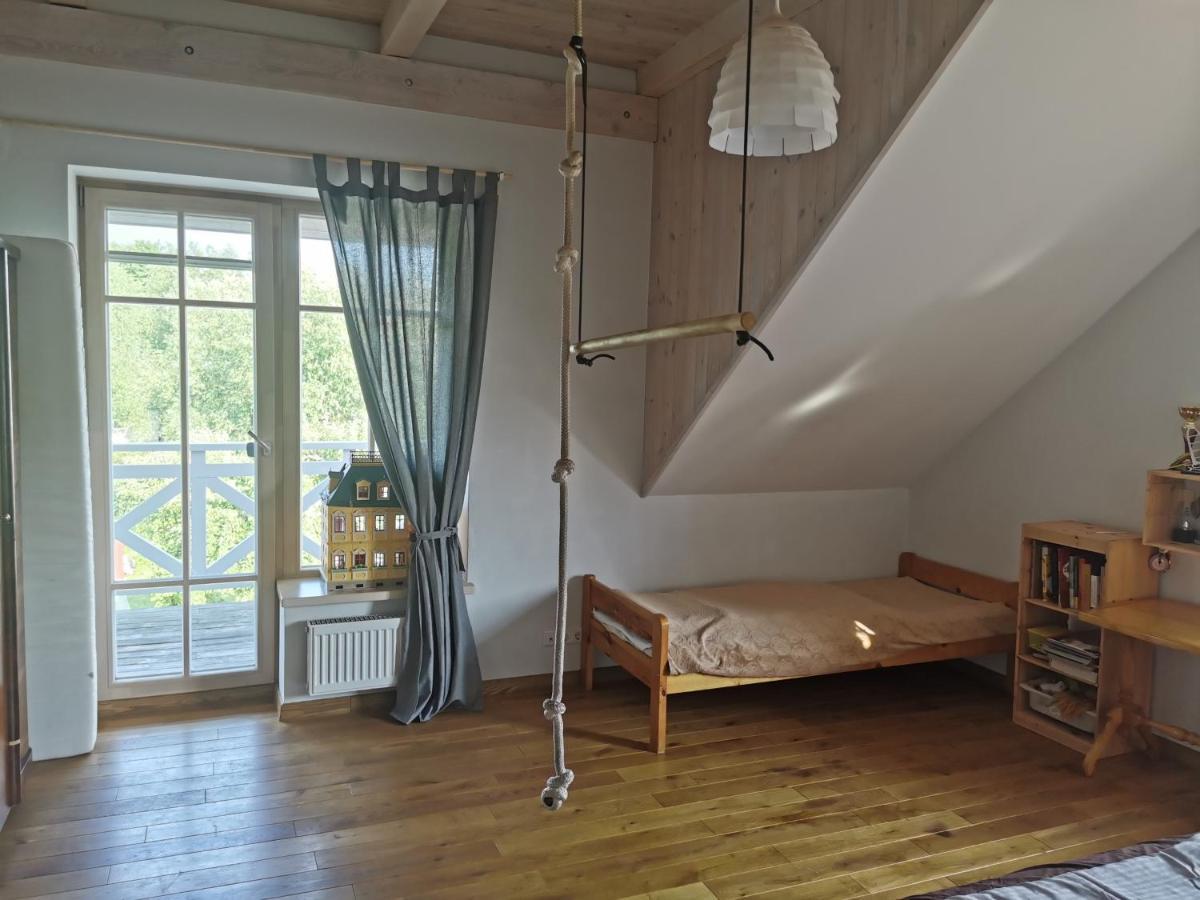 9 Min From Palanga! Luxury House On The River And Sauna Kretinga Eksteriør billede