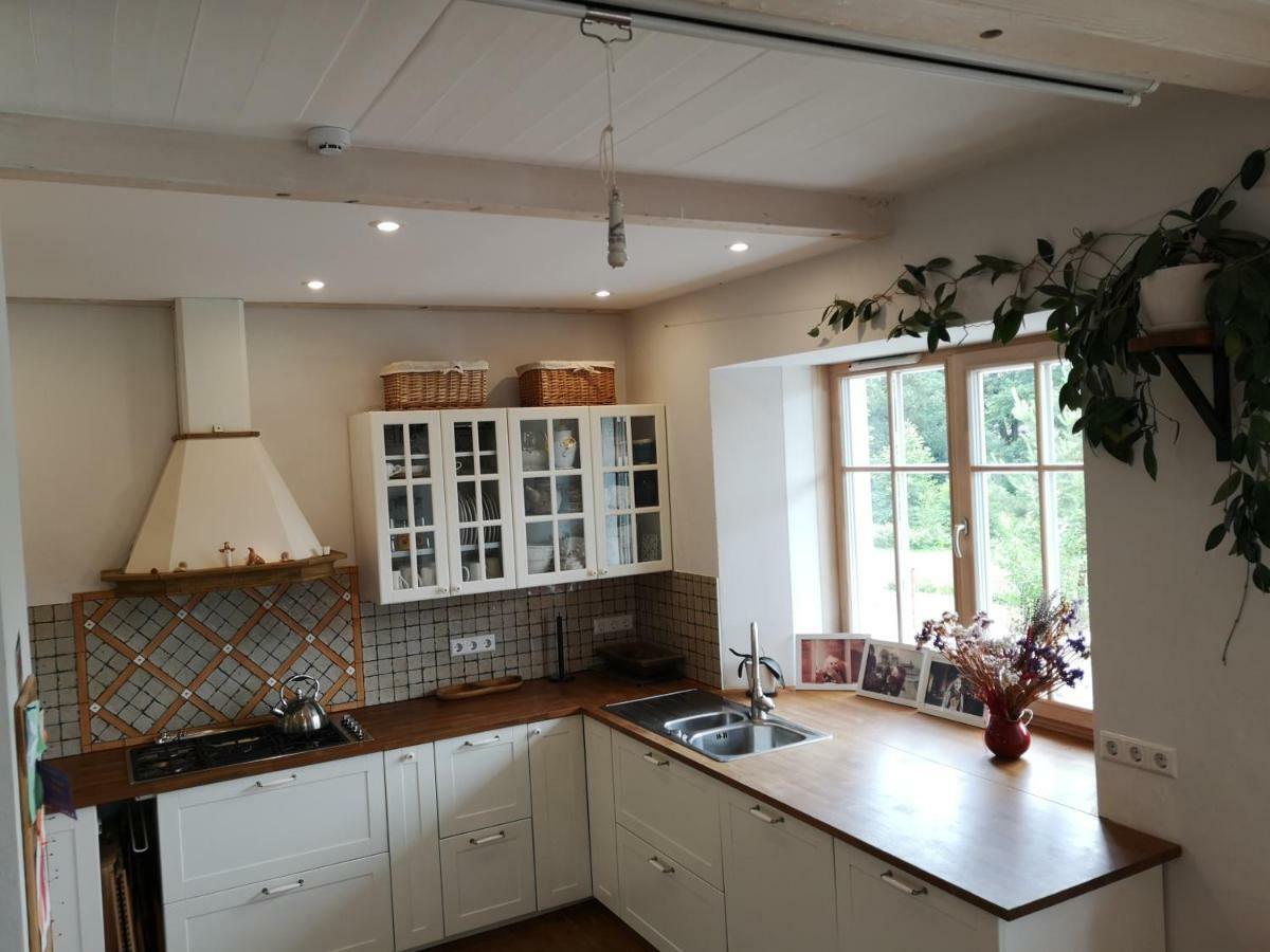 9 Min From Palanga! Luxury House On The River And Sauna Kretinga Eksteriør billede