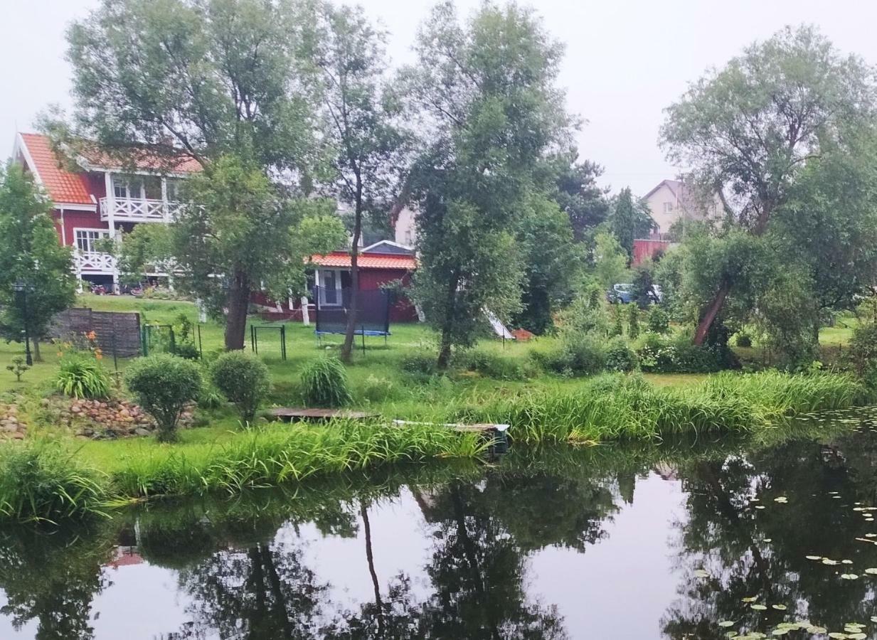 9 Min From Palanga! Luxury House On The River And Sauna Kretinga Eksteriør billede